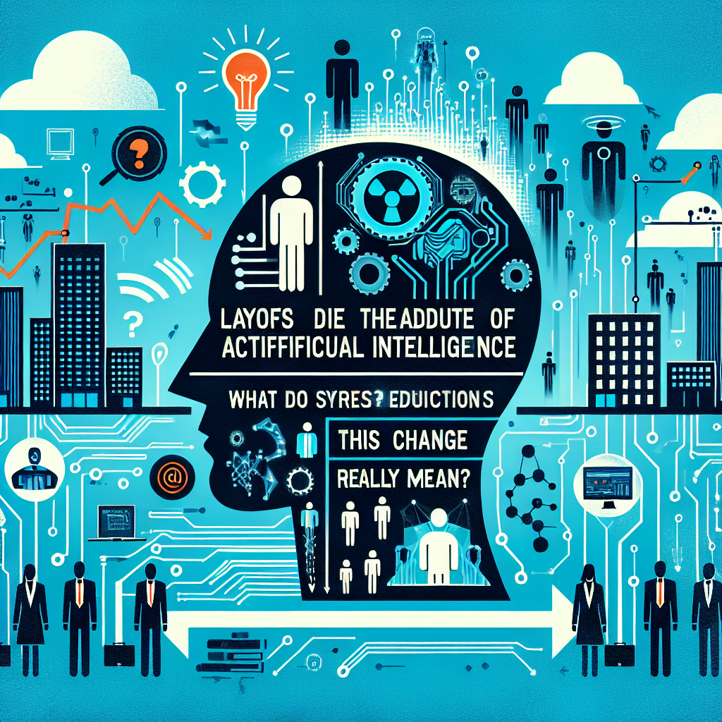 Despidos por la Adopción de la Inteligencia Artificial - ¿Qué significa realmente este cambio?