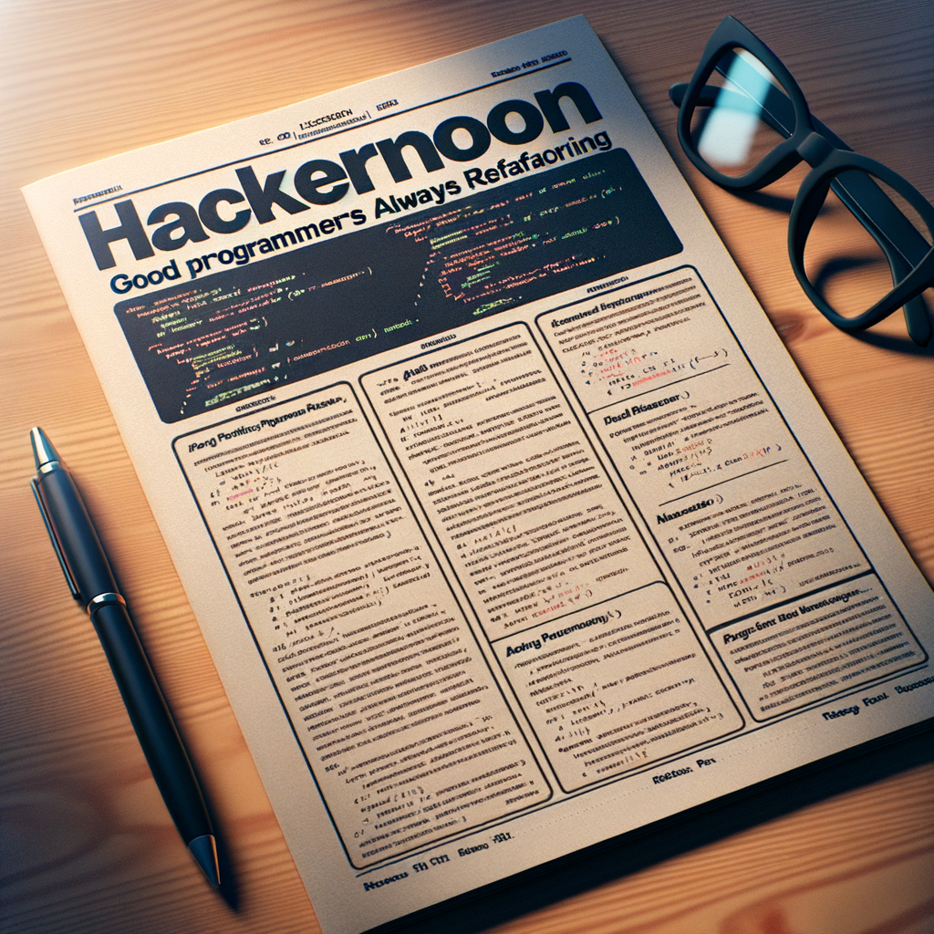 La Newsletter de HackerNoon: Programadores Buenos Siempre Refactorizando