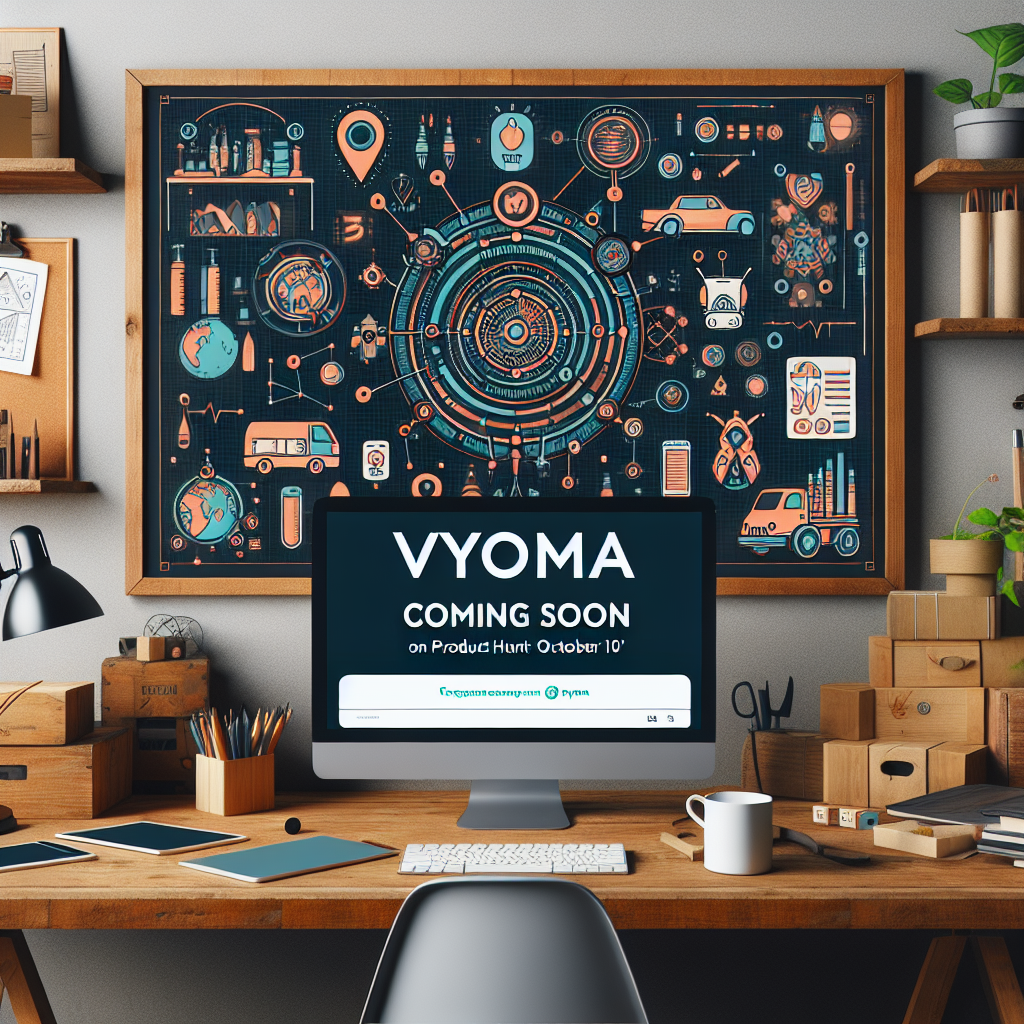 Vyoma Próximamente en Product Hunt – 10 de octubre