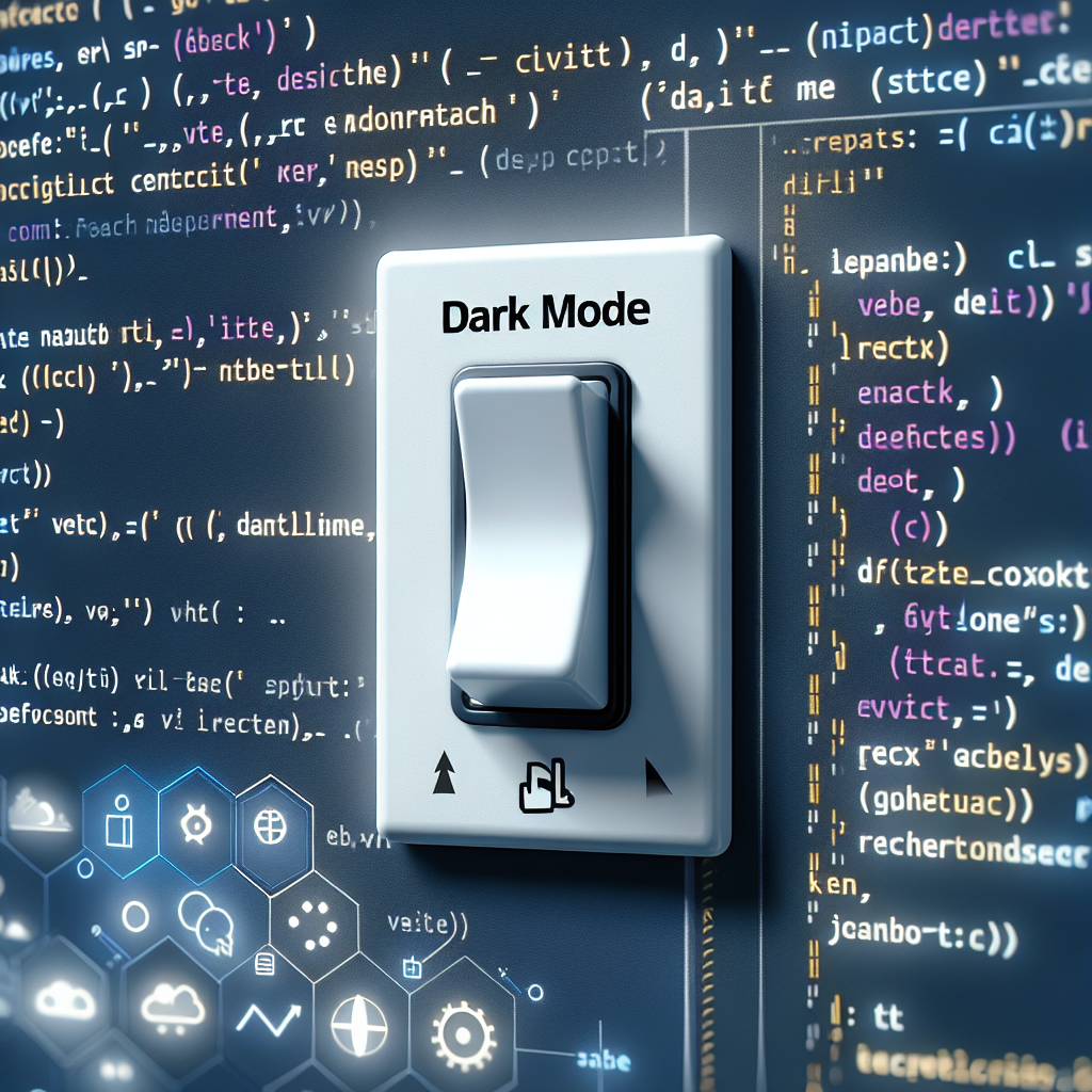 Conmutador de Modo Oscuro en Vite + React