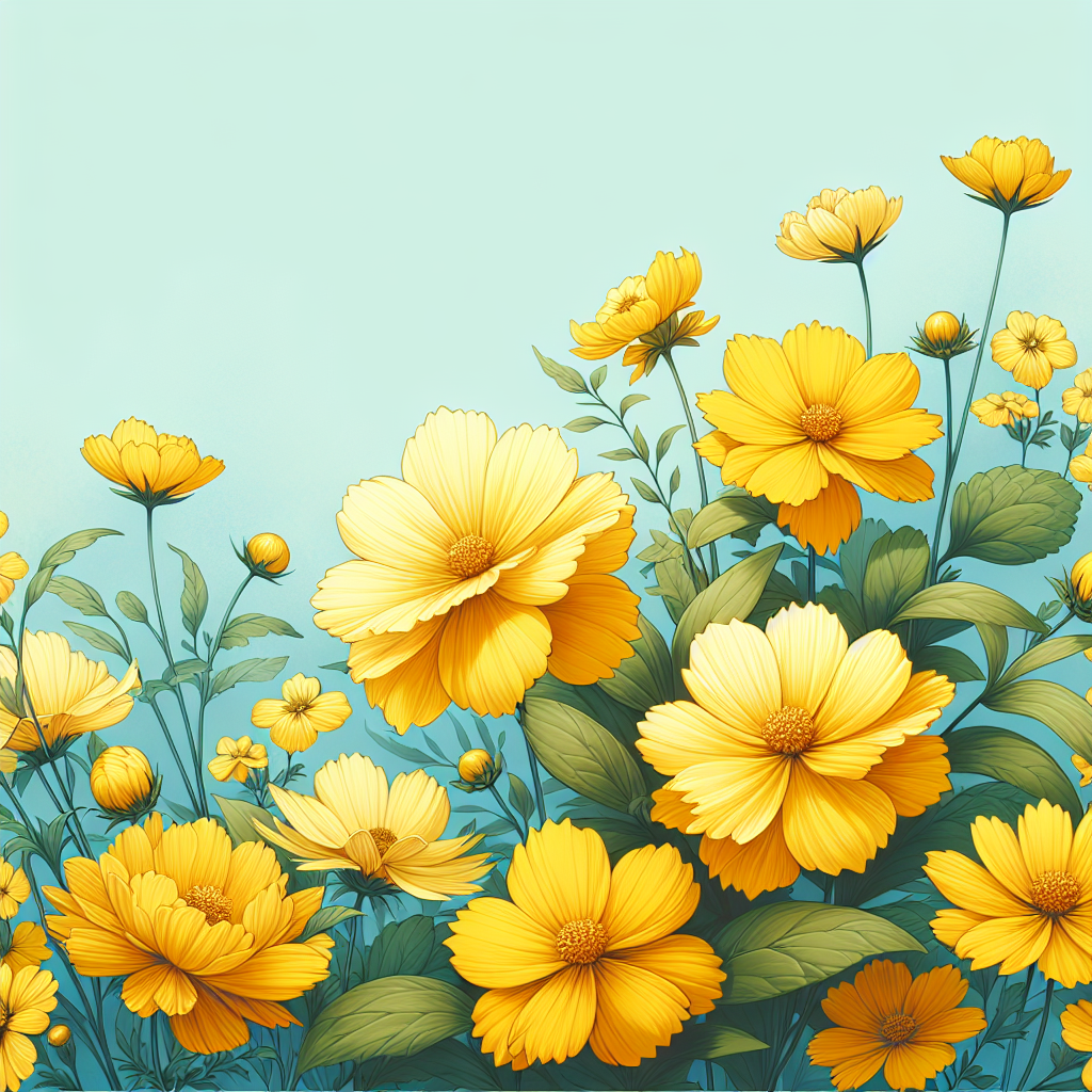 Flores en Amarillo