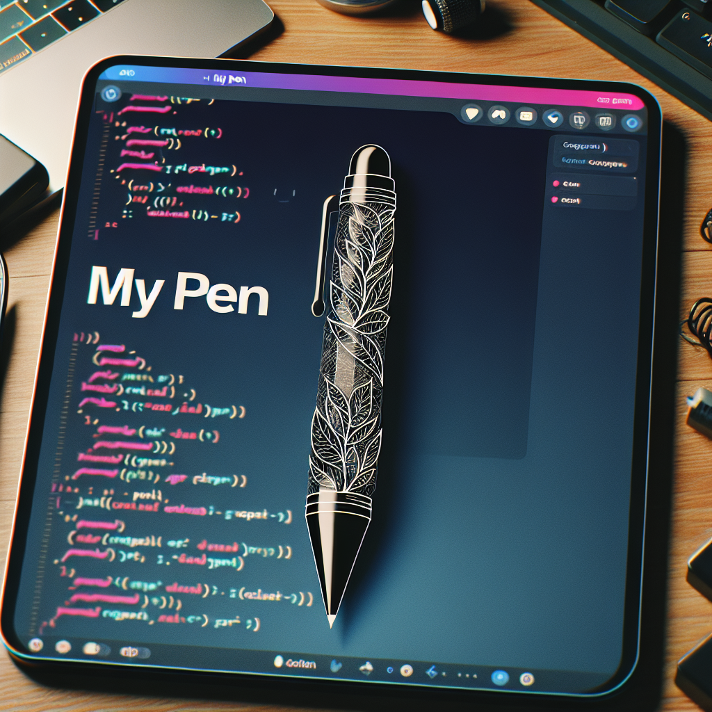 Mi pluma en CodePen