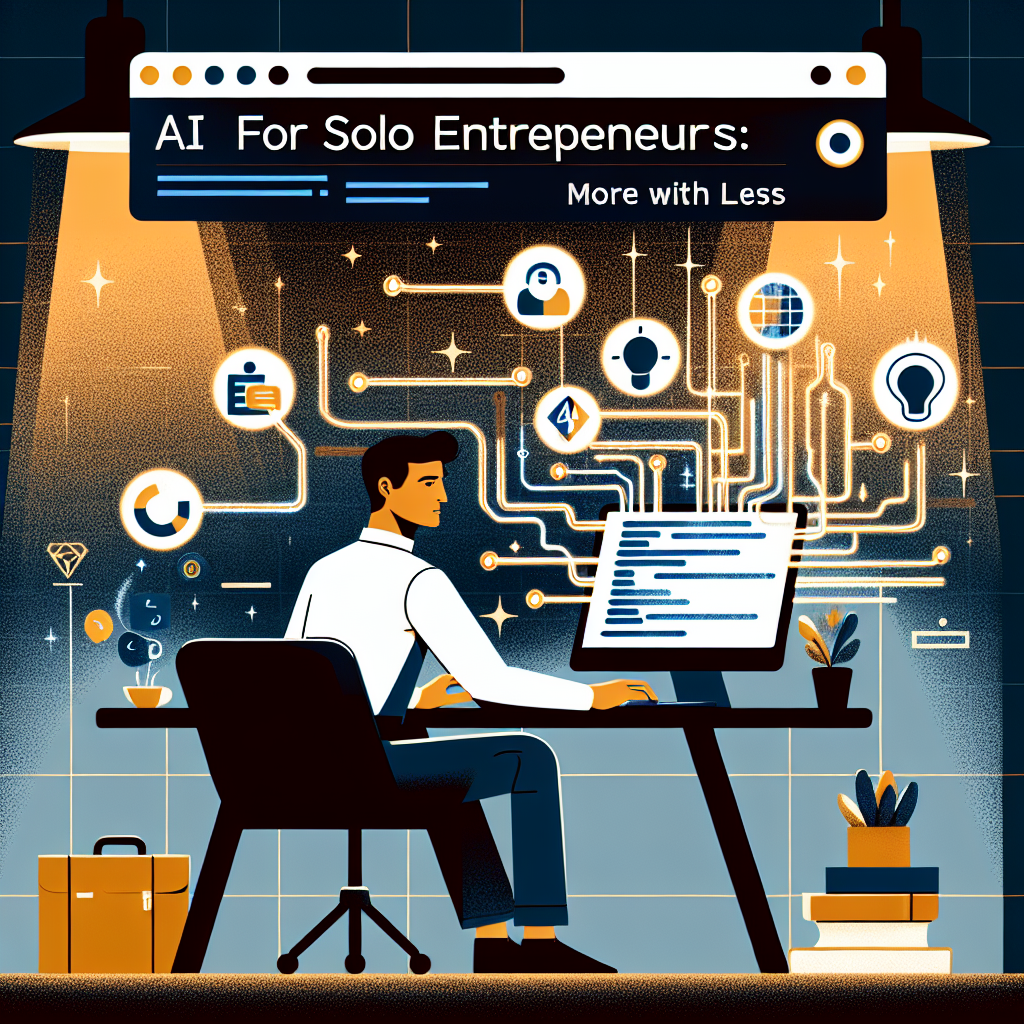 IA para Emprendedores Solos: Más con Menos