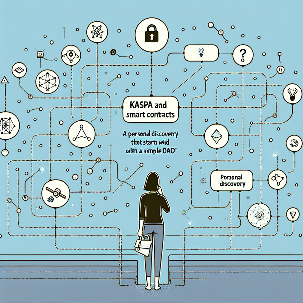 Kaspa y Contratos Inteligentes: Descubrimiento Personal que Comenzó con un DAO Simple
