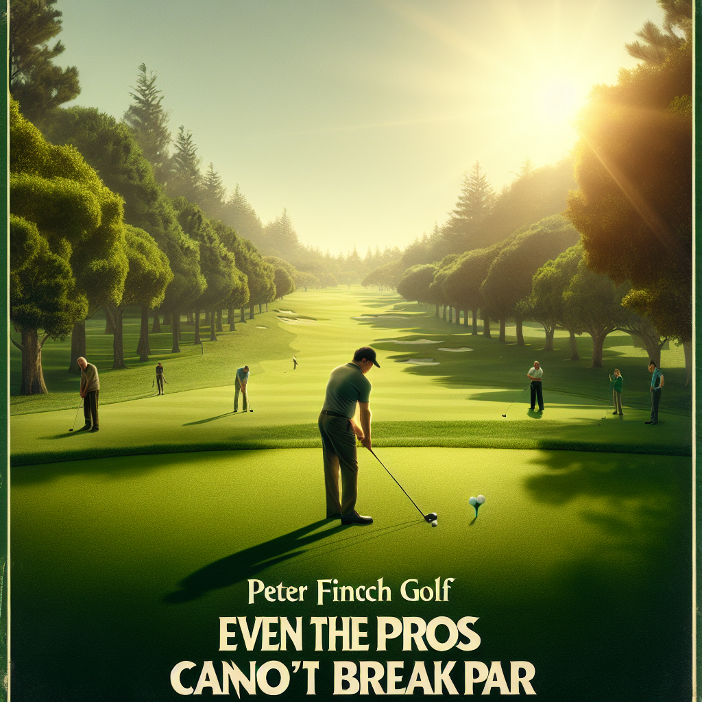 Peter Finch Golf: Ni los pros pueden romper el par