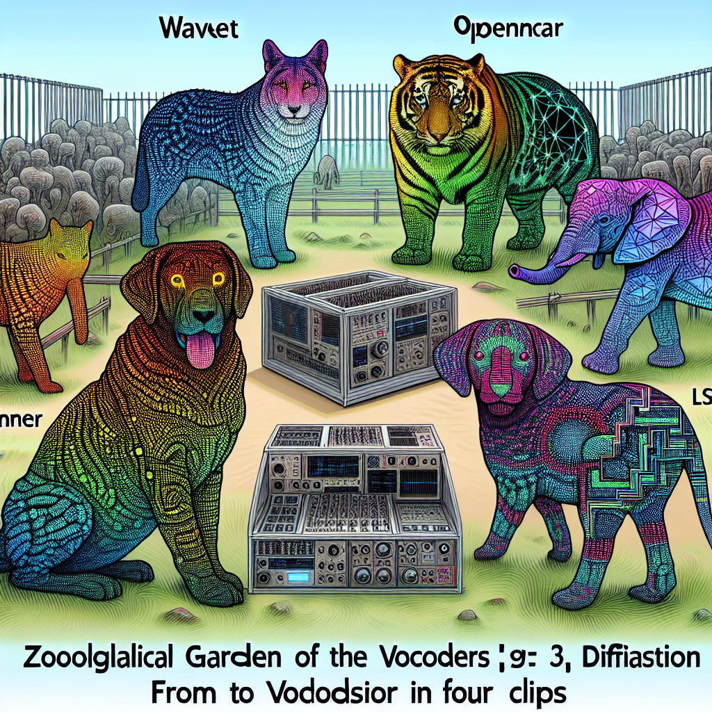 Zoológico de Vocoders: WaveNet a la Difusión en Cuatro Clips
