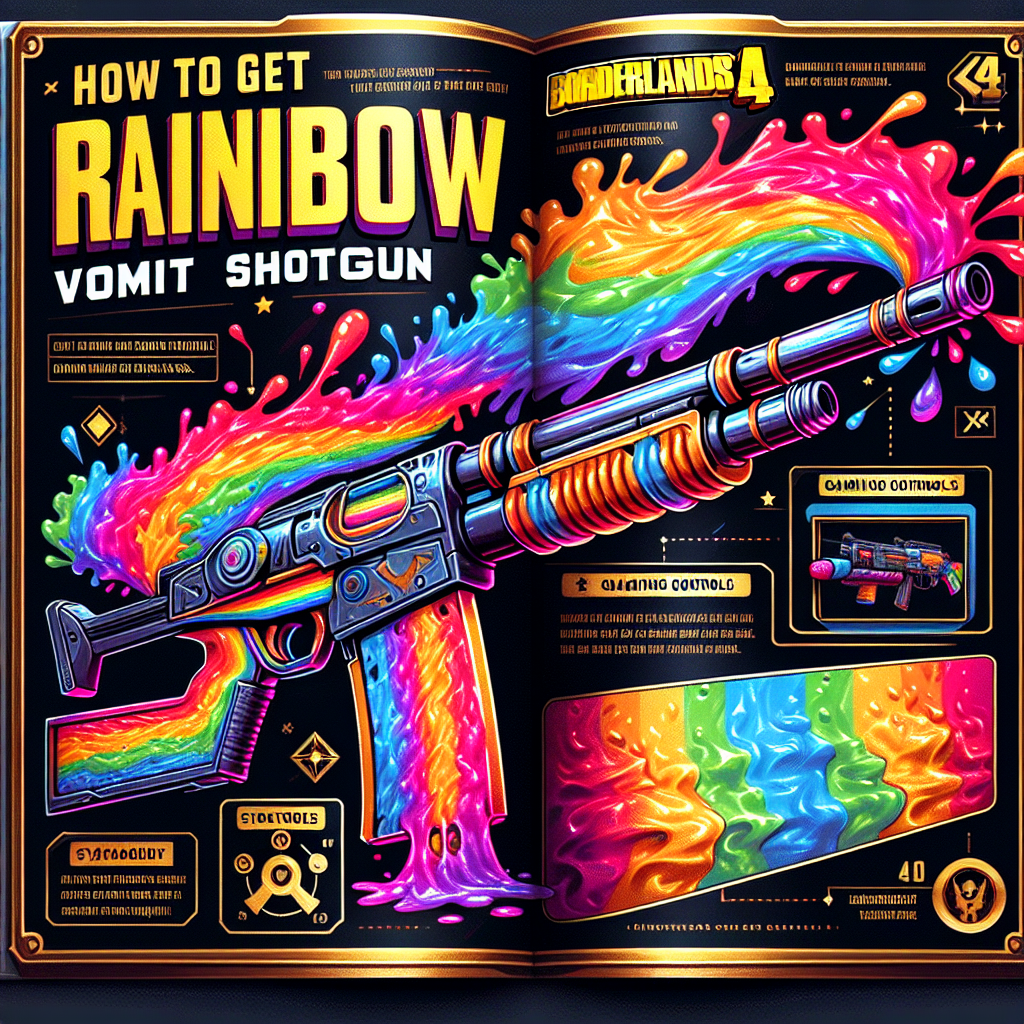 Borderlands 4: Cómo obtener Rainbow Vomit Shotgun (Guía legendaria)