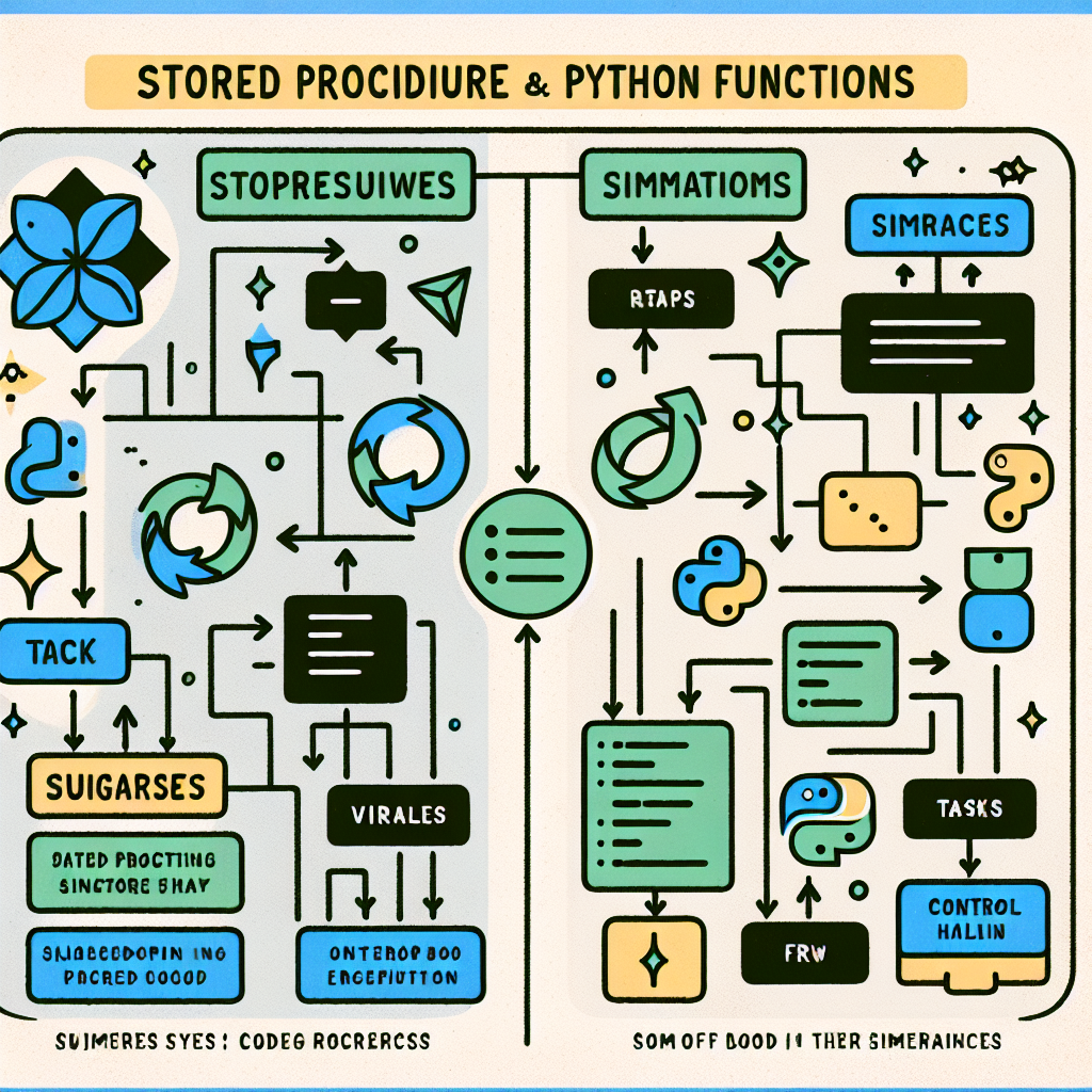 Procedimientos almacenados y funciones de Python: similitudes