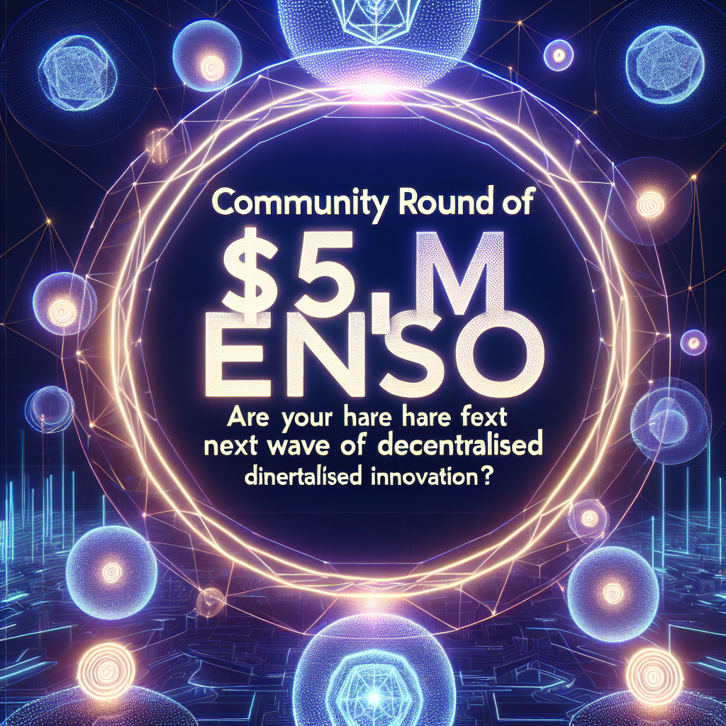 Ronda Comunitaria de $5M de Enso: ¿Eres Parte de la Próxima Ola de Innovación Descentralizada?