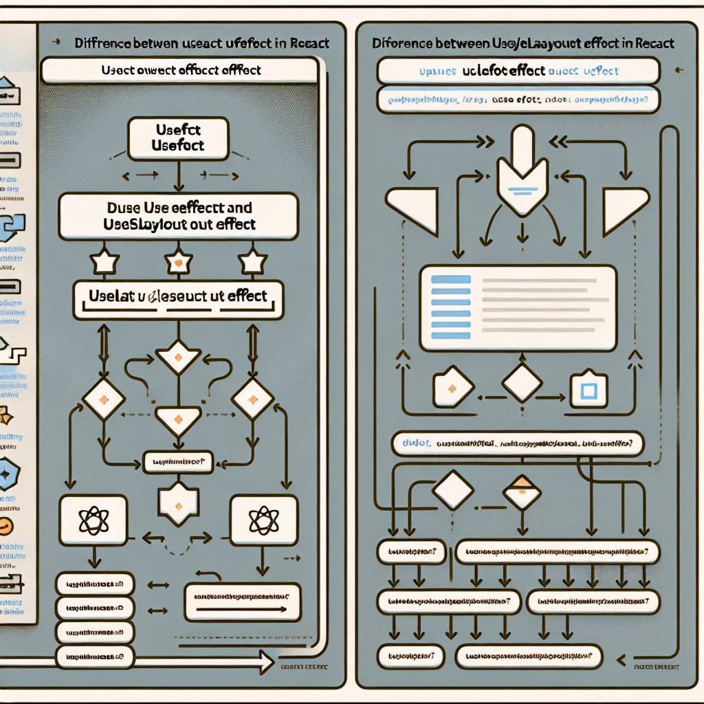 Diferencia entre useEffect y useLayoutEffect en React
