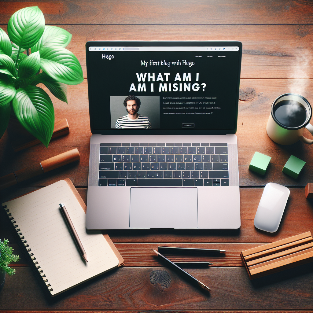 Mi primer blog con Hugo: ¿qué me falta?