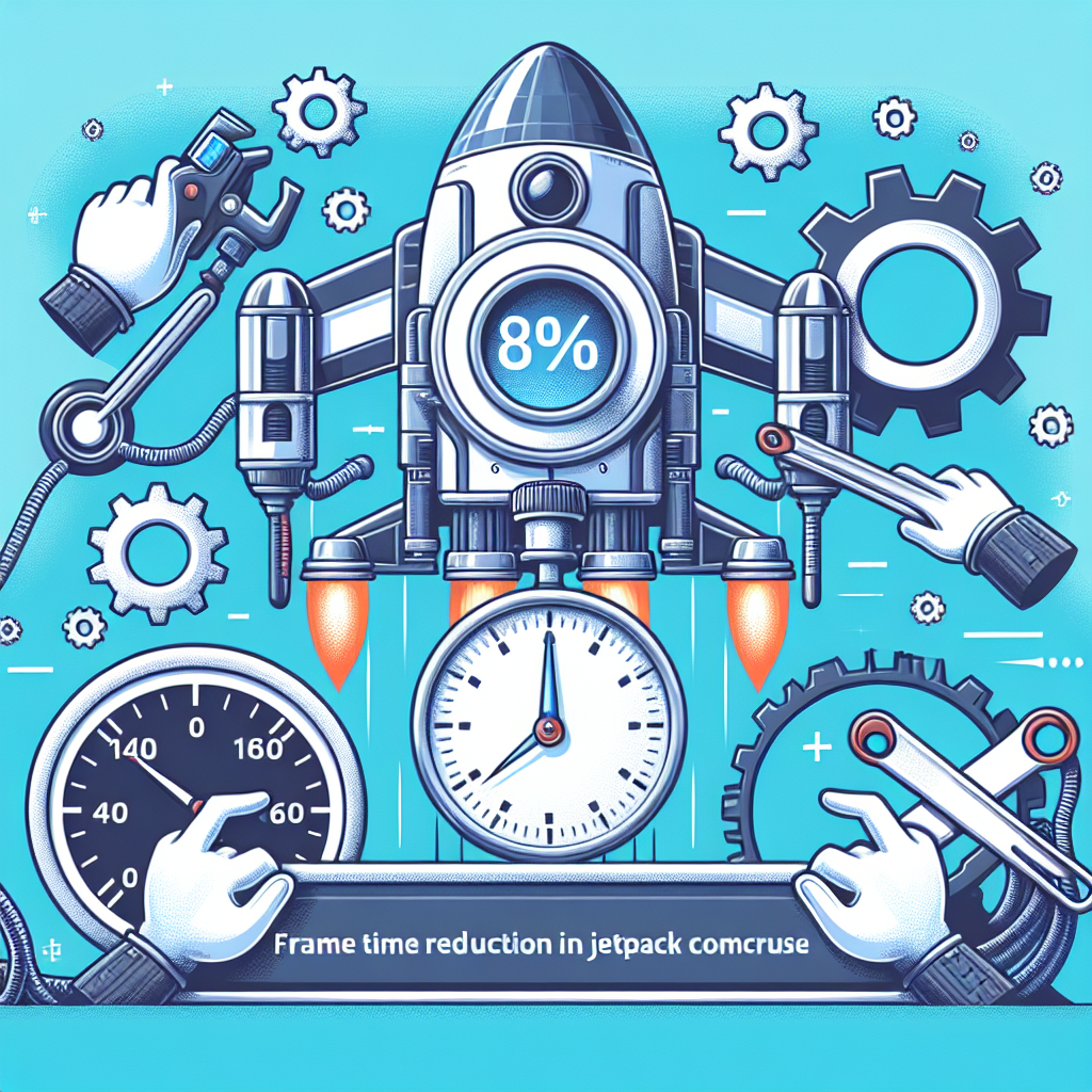 Optimización en Jetpack Compose reduce el tiempo de frame en un 8%