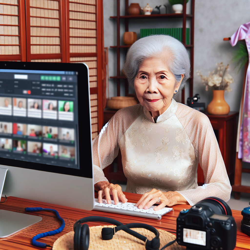 Abuela vietnamita combate la desinformación en YouTube