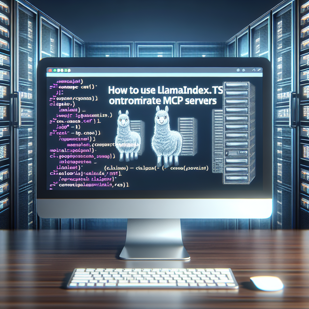 Cómo utilizar LlamaIndex.TS para orquestar servidores MCP