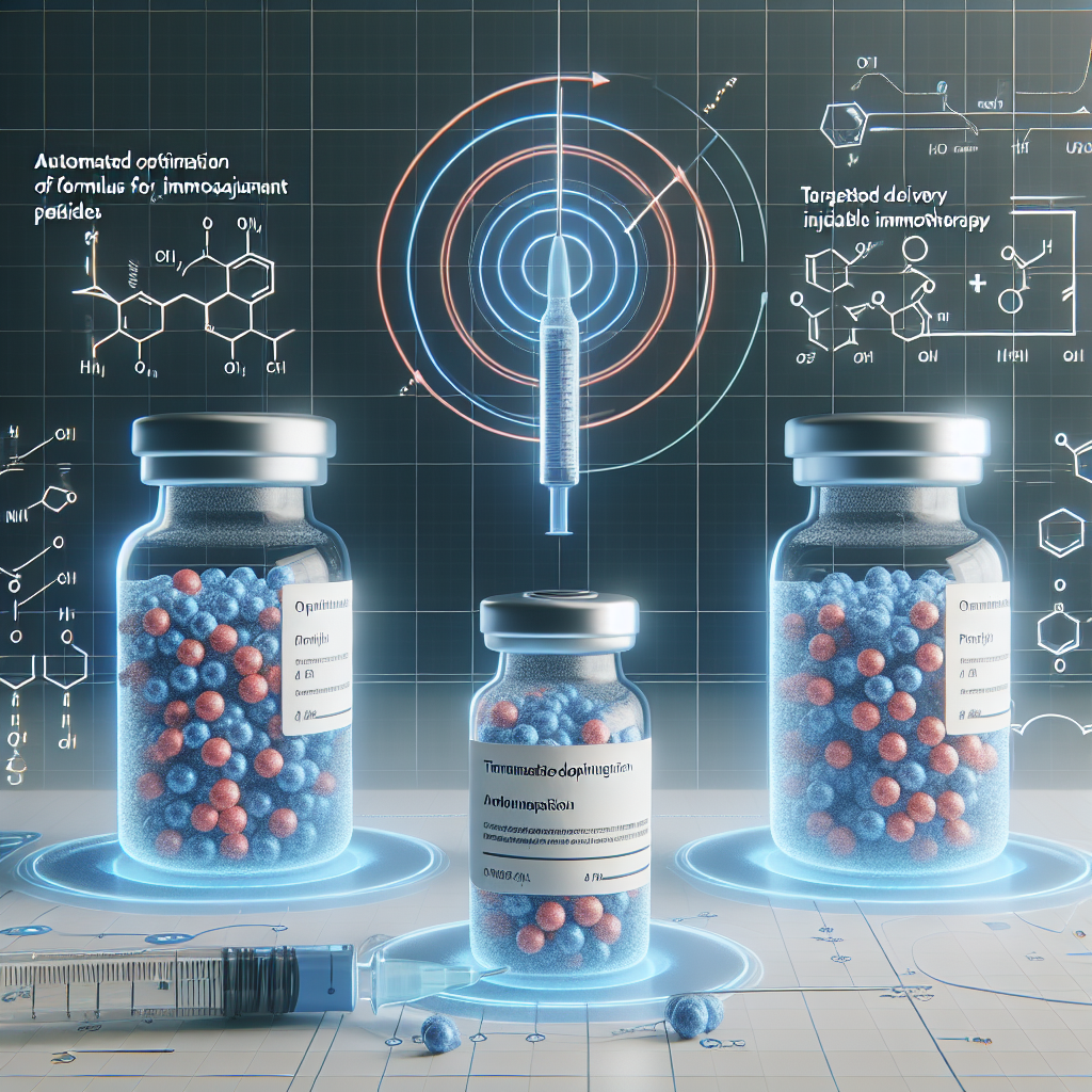 Optimización Automatizada de Formulaciones para Entrega Dirigida de Péptidos Inmunoadyuvantes en Inmunoterapia Inyectable