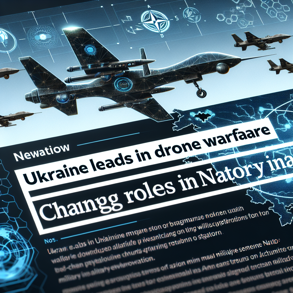 Ucrania lidera en guerra de drones, cambiando roles con la OTAN en innovación militar