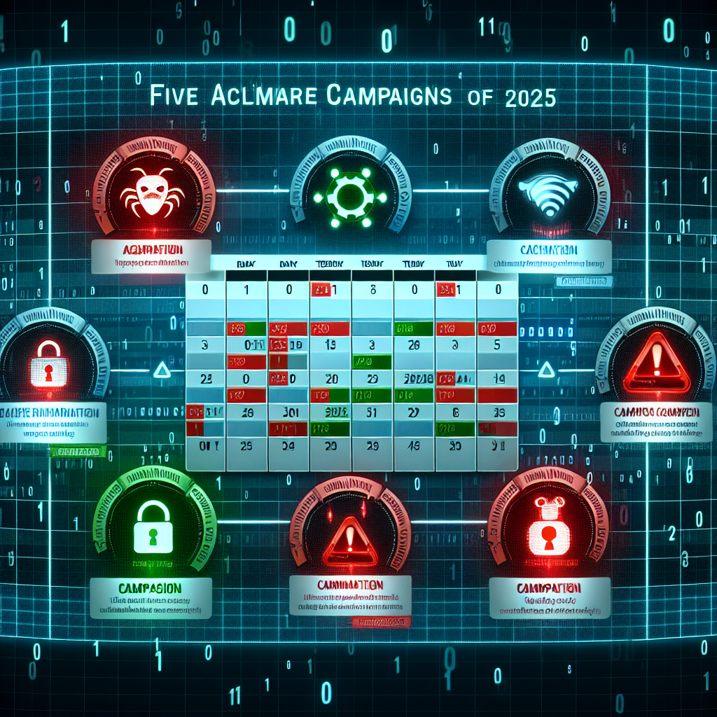  5 Campañas de Malware Activas en el Q1 2025