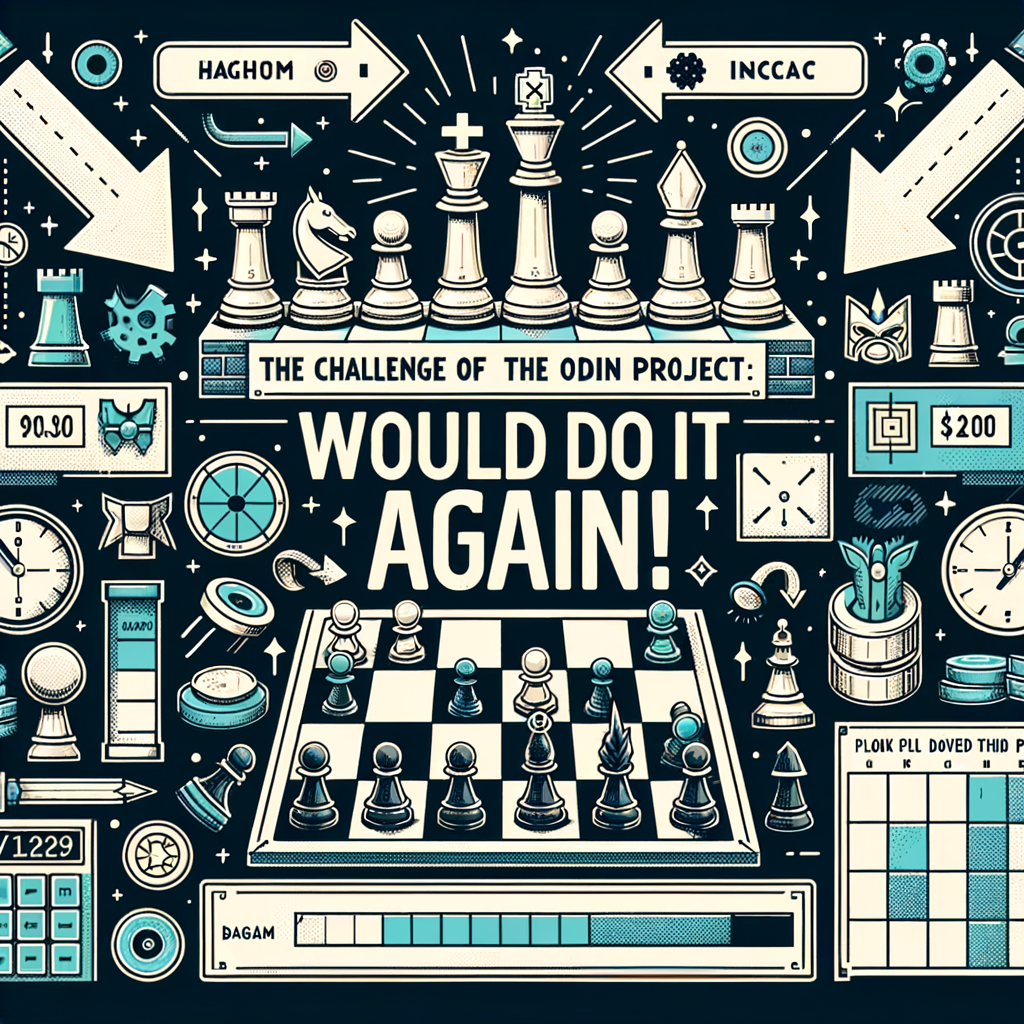 El desafío del juego de ajedrez de The Odin Project: ¡lo haría de nuevo!