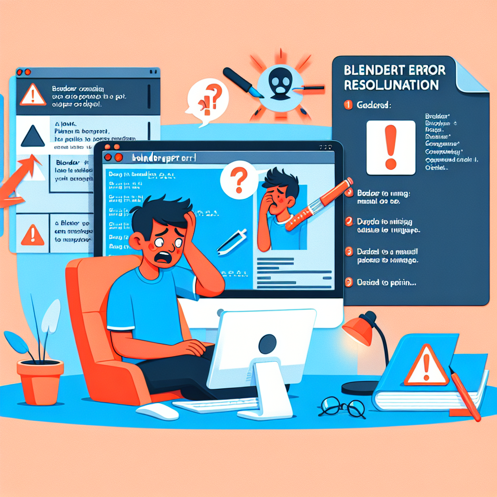 Cómo sortear el error de BlenderGPT