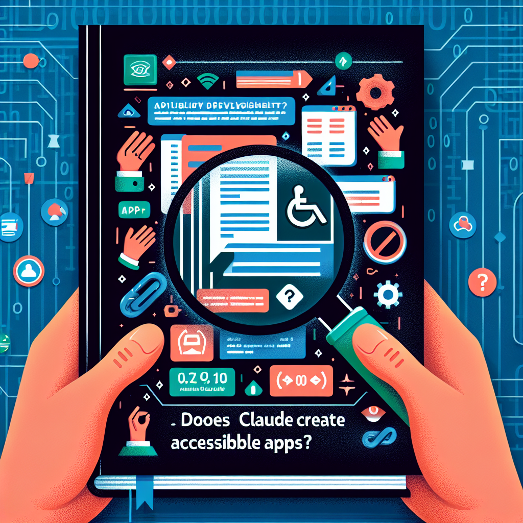 ¿Claude genera apps accesibles?