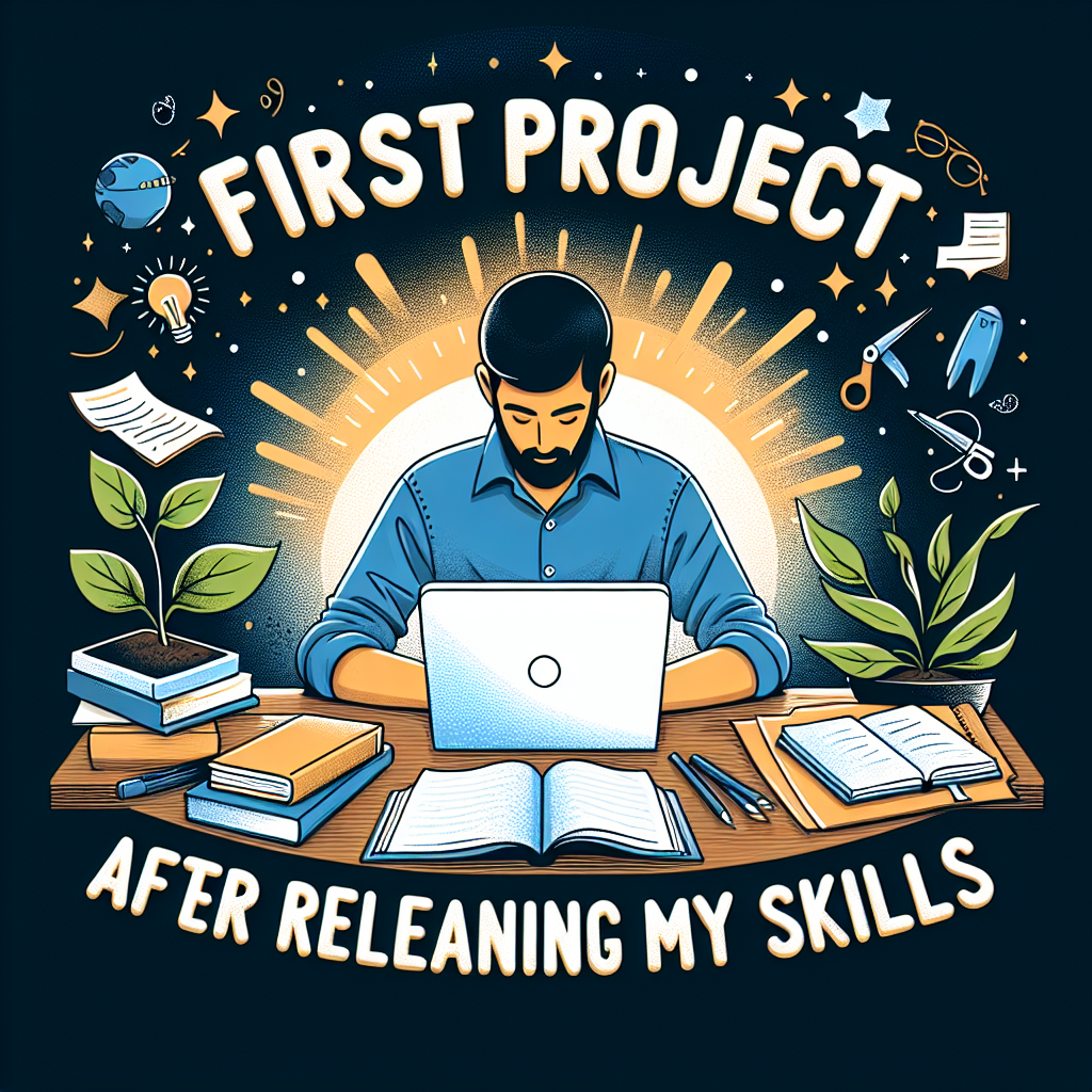 Primer proyecto tras reiniciar mi aprendizaje
