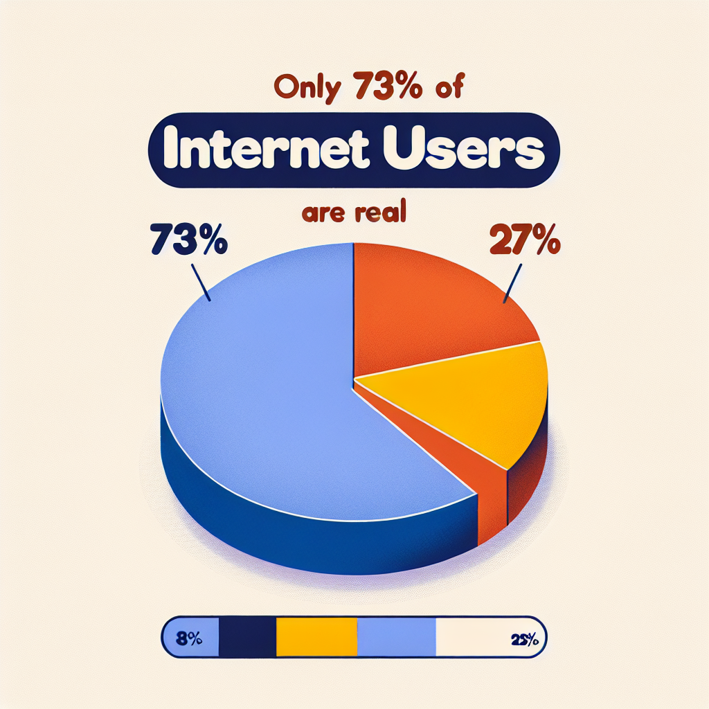 Solo el 73% de los Usuarios en Internet son Reales