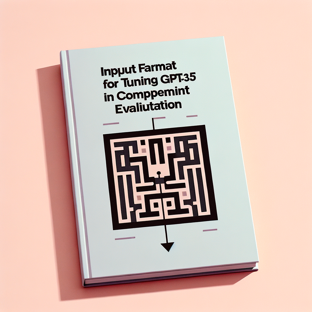 Formato de entrada para afinar GPT-3.5 en la evaluación de elogios.