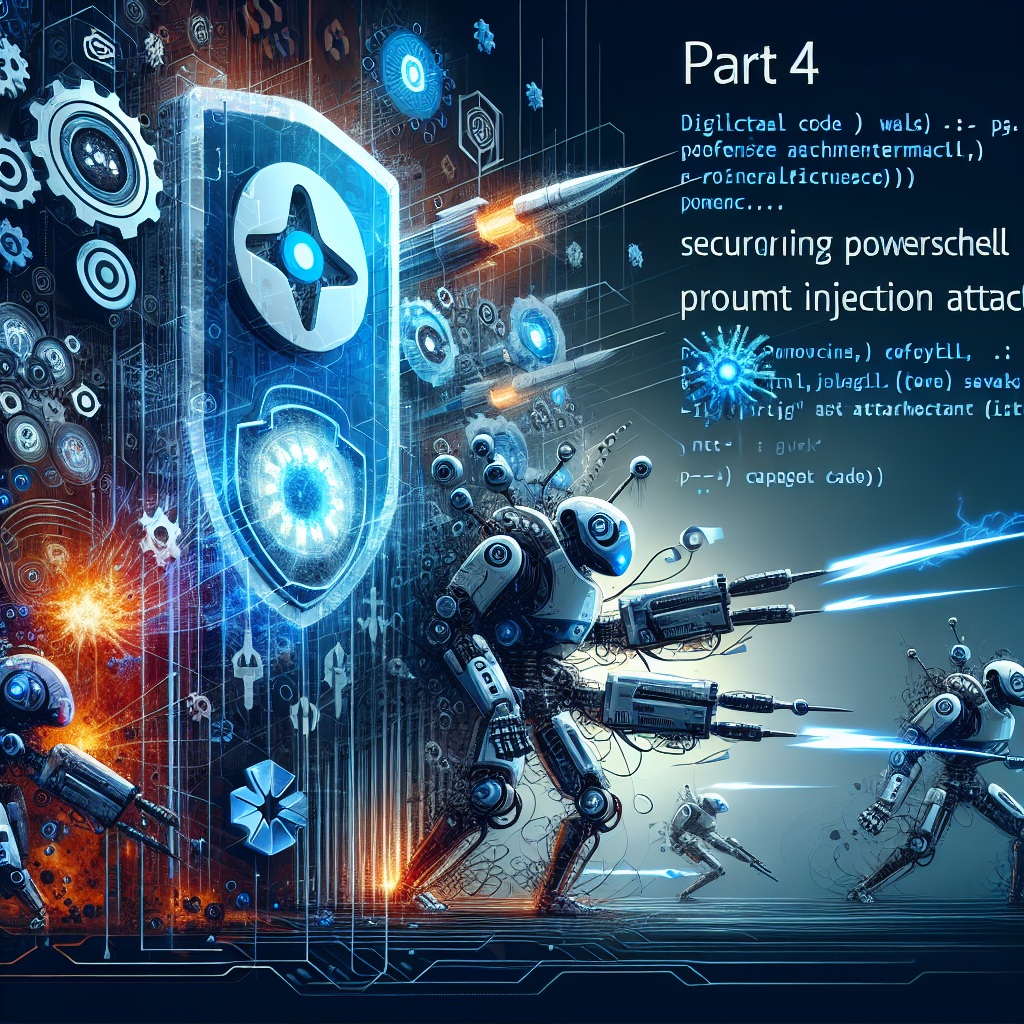 PowerShell seguro: Cómo detener ataques de inyección de prompts (Parte 4)