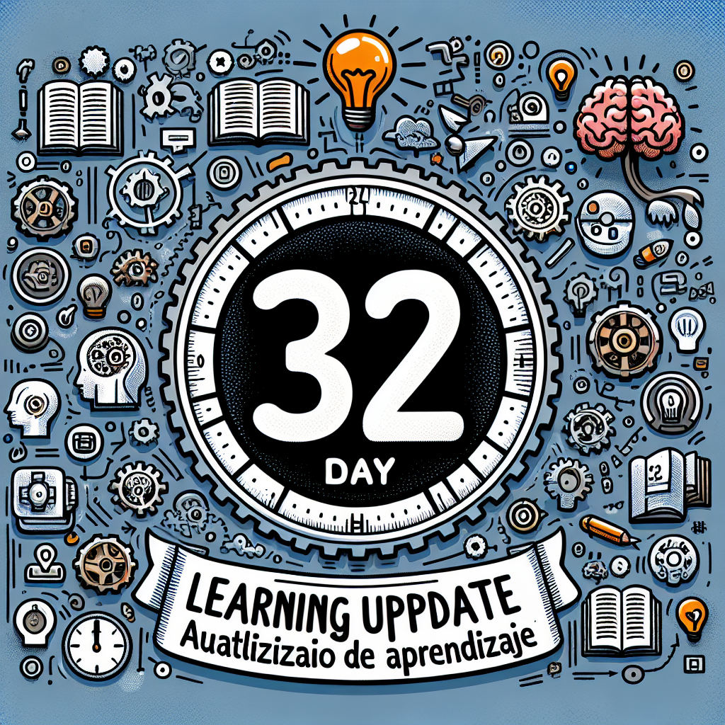 Día 32 – Actualización de Aprendizaje