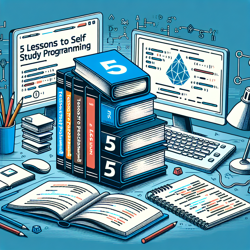 5 lecciones para autoestudiar programación (especialmente la quinta)
