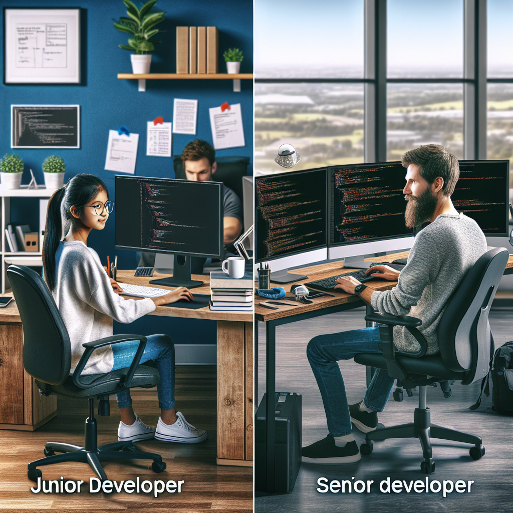 Qué distingue a los desarrolladores junior y senior