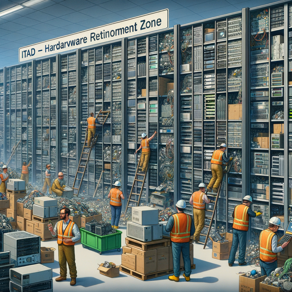 Donde el hardware hyperscale se retira: Visitando un gran sitio de ITAD