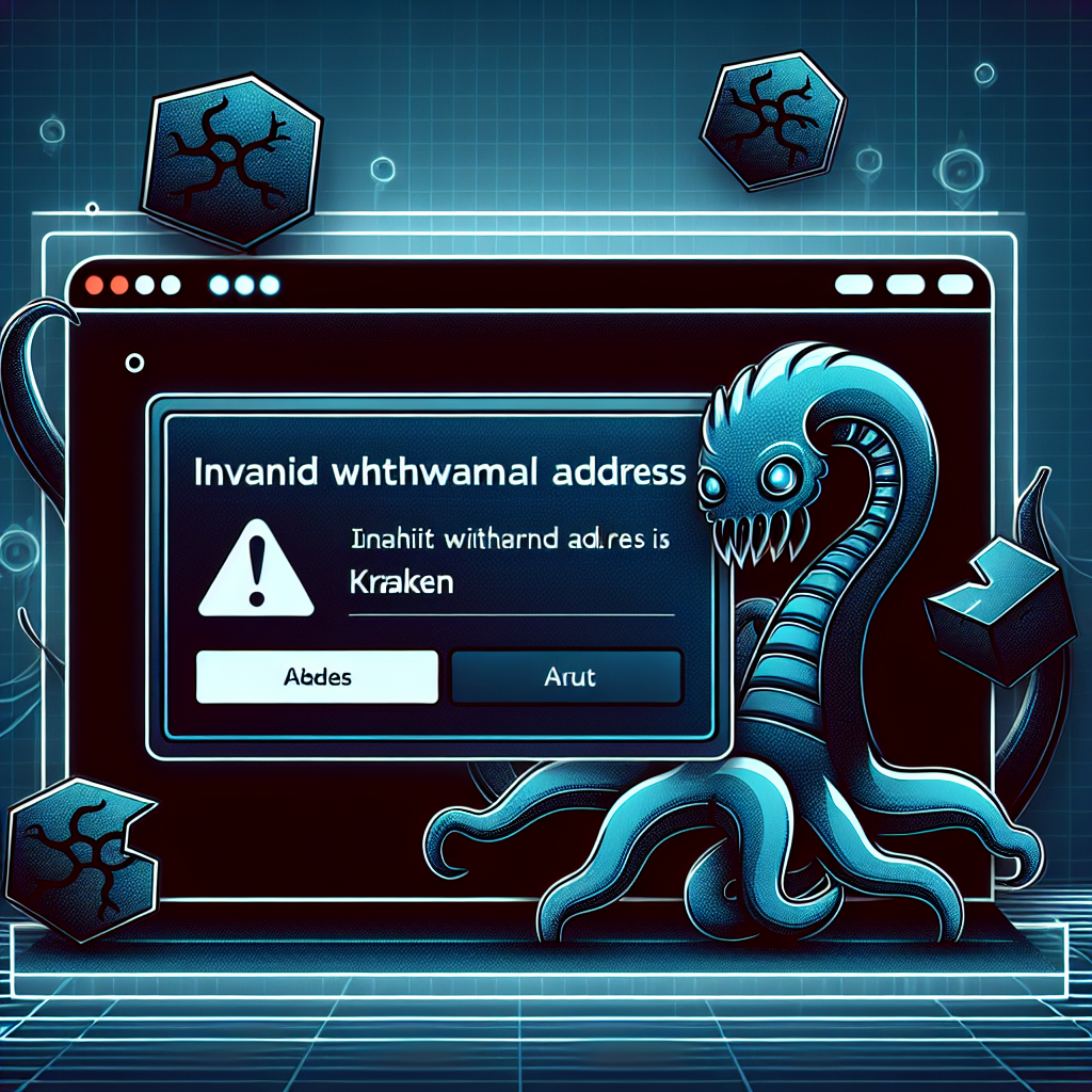 Dirección de retiro inválida en Kraken