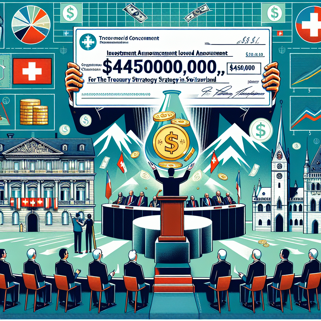 Anuncio de inversión de $450,000,000 para estrategia de Tesorería en Sui