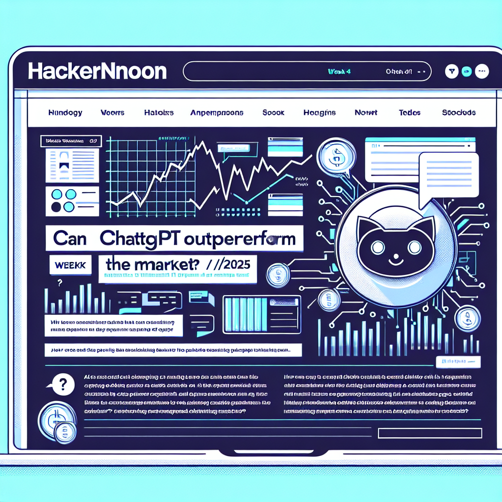HackerNoon: ¿Puede ChatGPT superar al mercado? Semana 4 (9/8/2025)