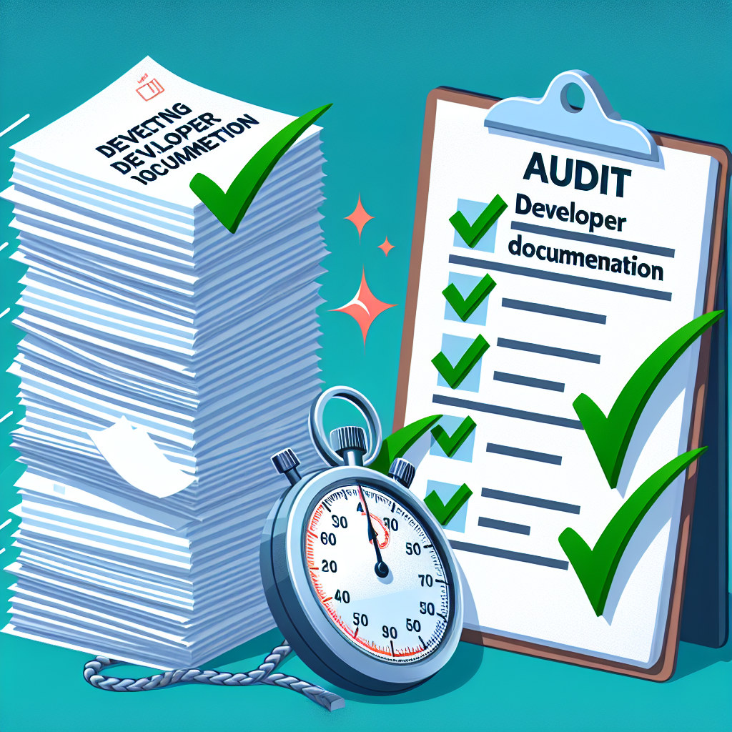 Cómo auditar la documentación de desarrolladores: método rápido y eficaz