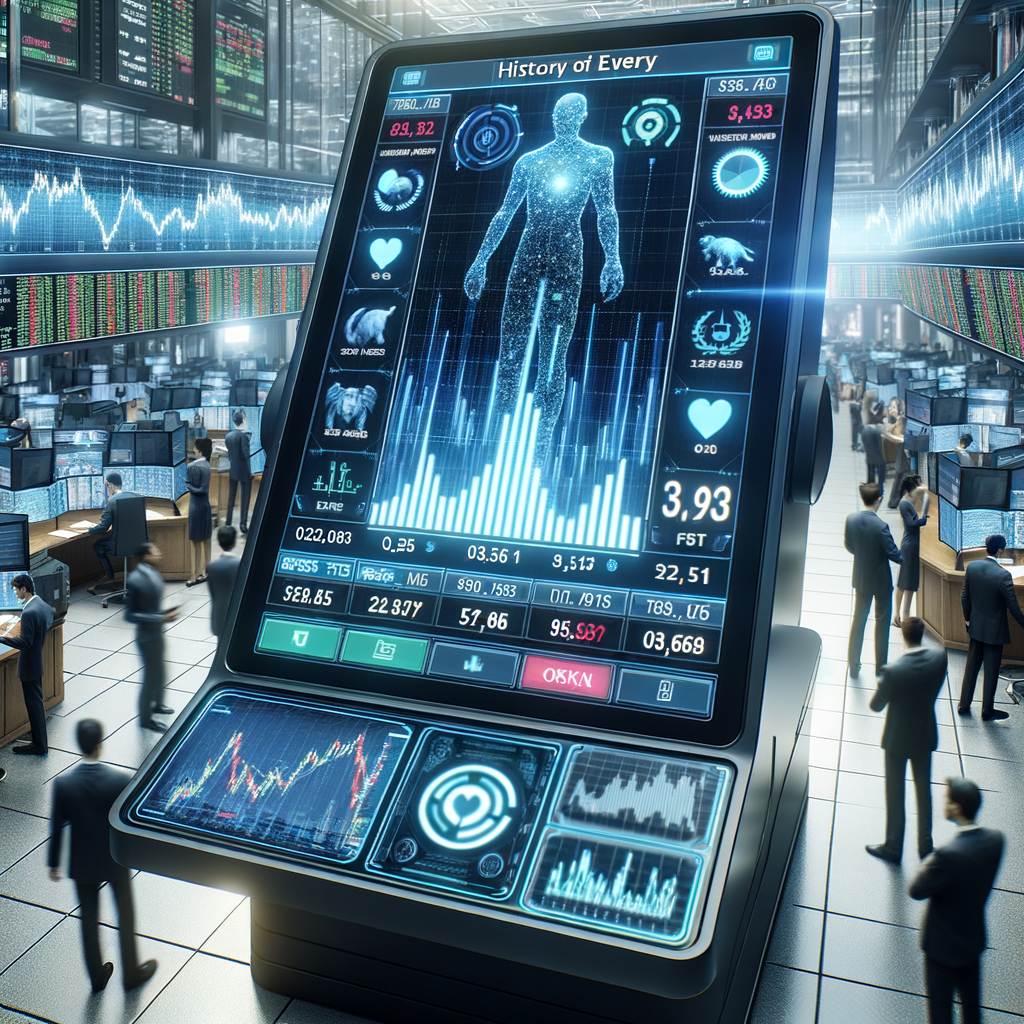 Nueva tecnología de escáner en la Bolsa de Valores muestra el historial de cada operación