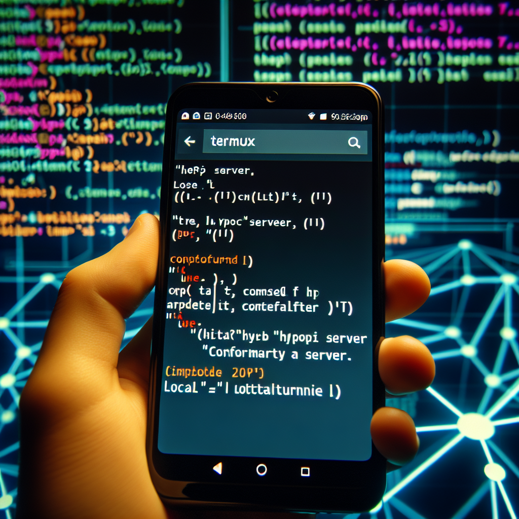 Configurar servidor HTTP y LocalTunnel en Termux
