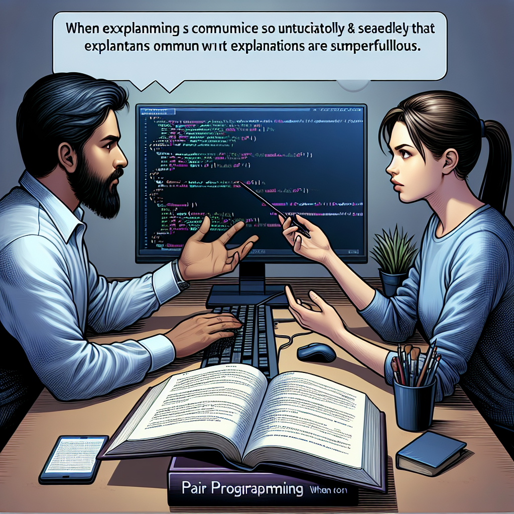 Programación en pareja: cuando las explicaciones sobran