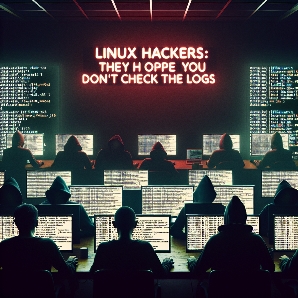 Hackers de Linux: esperan que no revises los registros