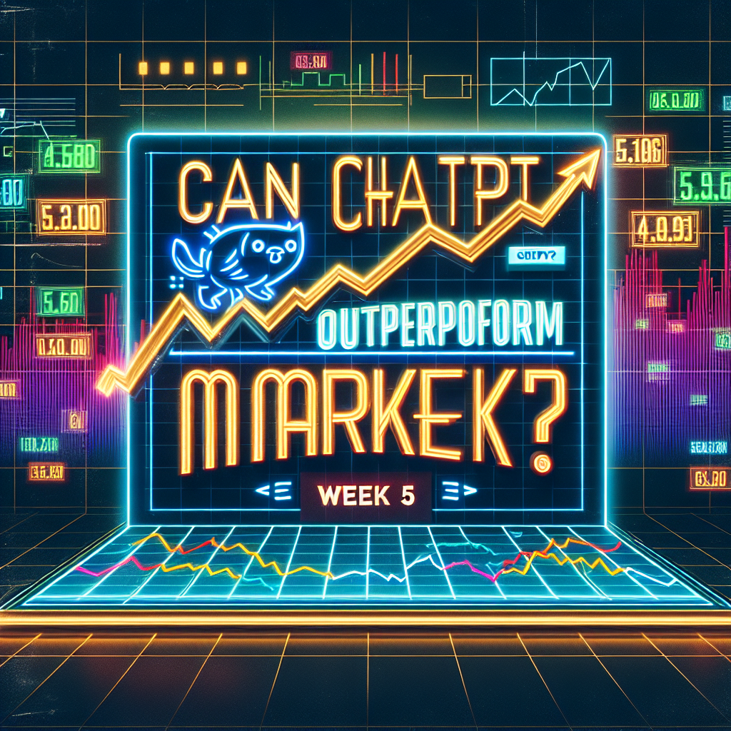 ¿Puede ChatGPT superar al mercado? Semana 5