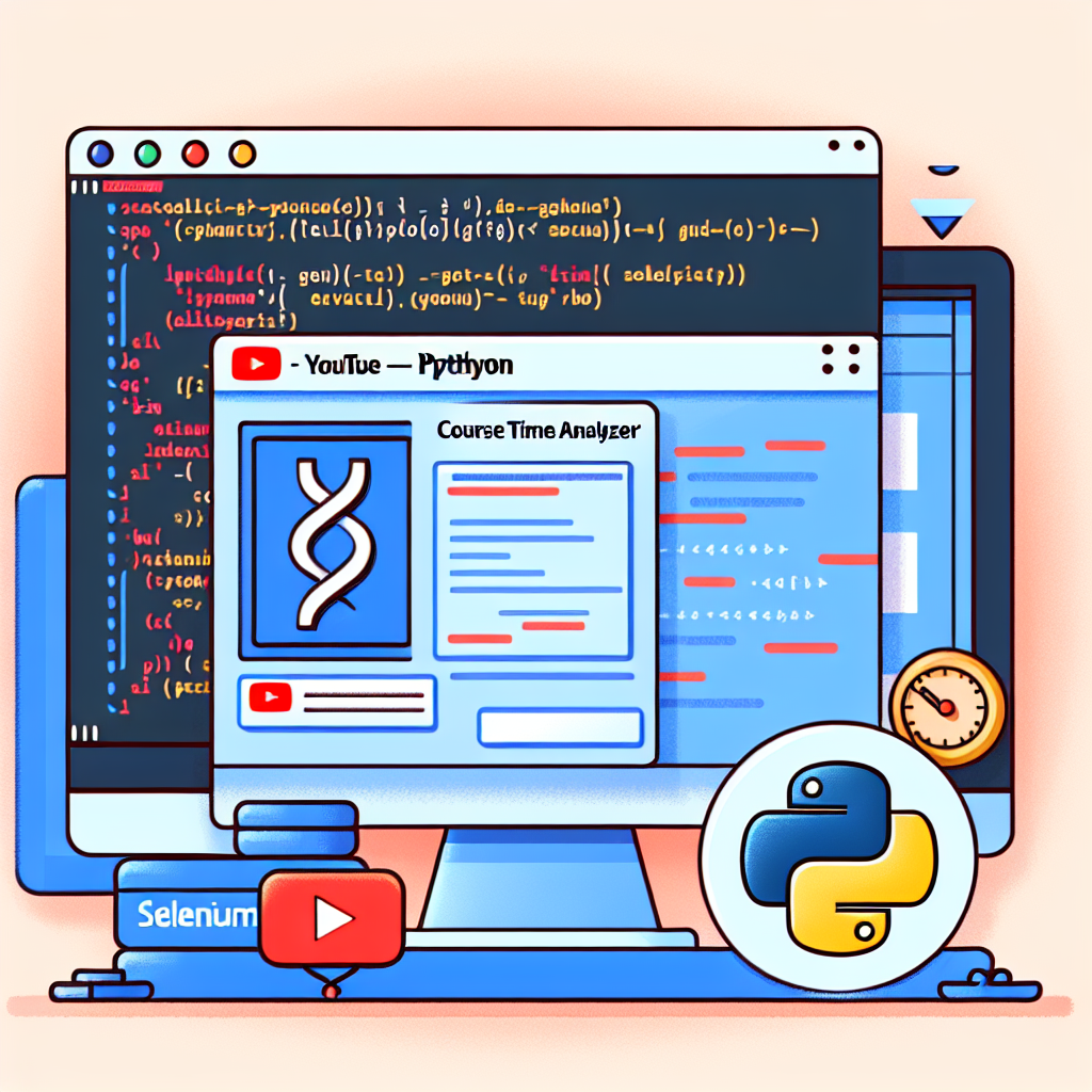 Analizador de Tiempo de Curso: Python + Selenium + GUI para YouTube