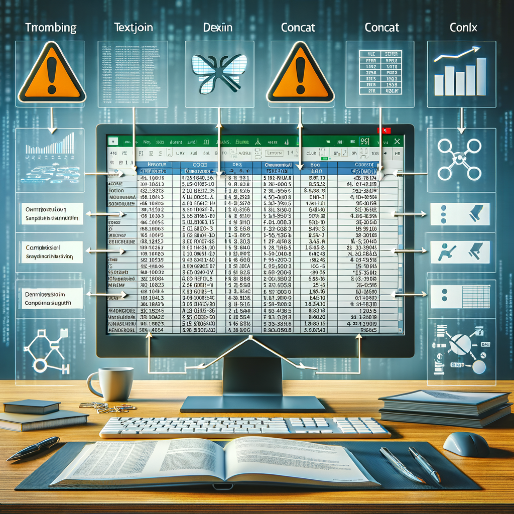 Evita la pérdida de datos: Combina celdas de Excel con TEXTJOIN y CONCAT.