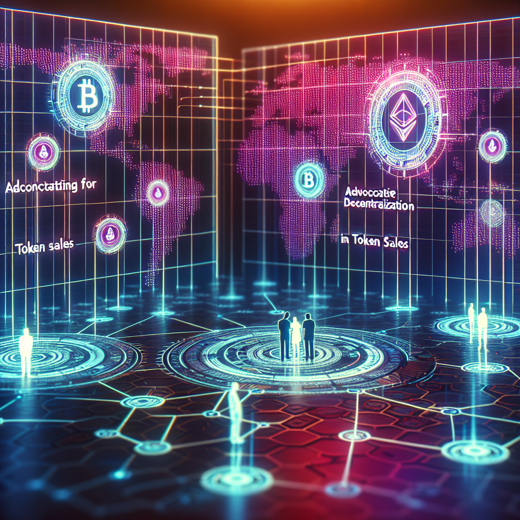 Argumento a favor de la descentralización en las ventas de tokens