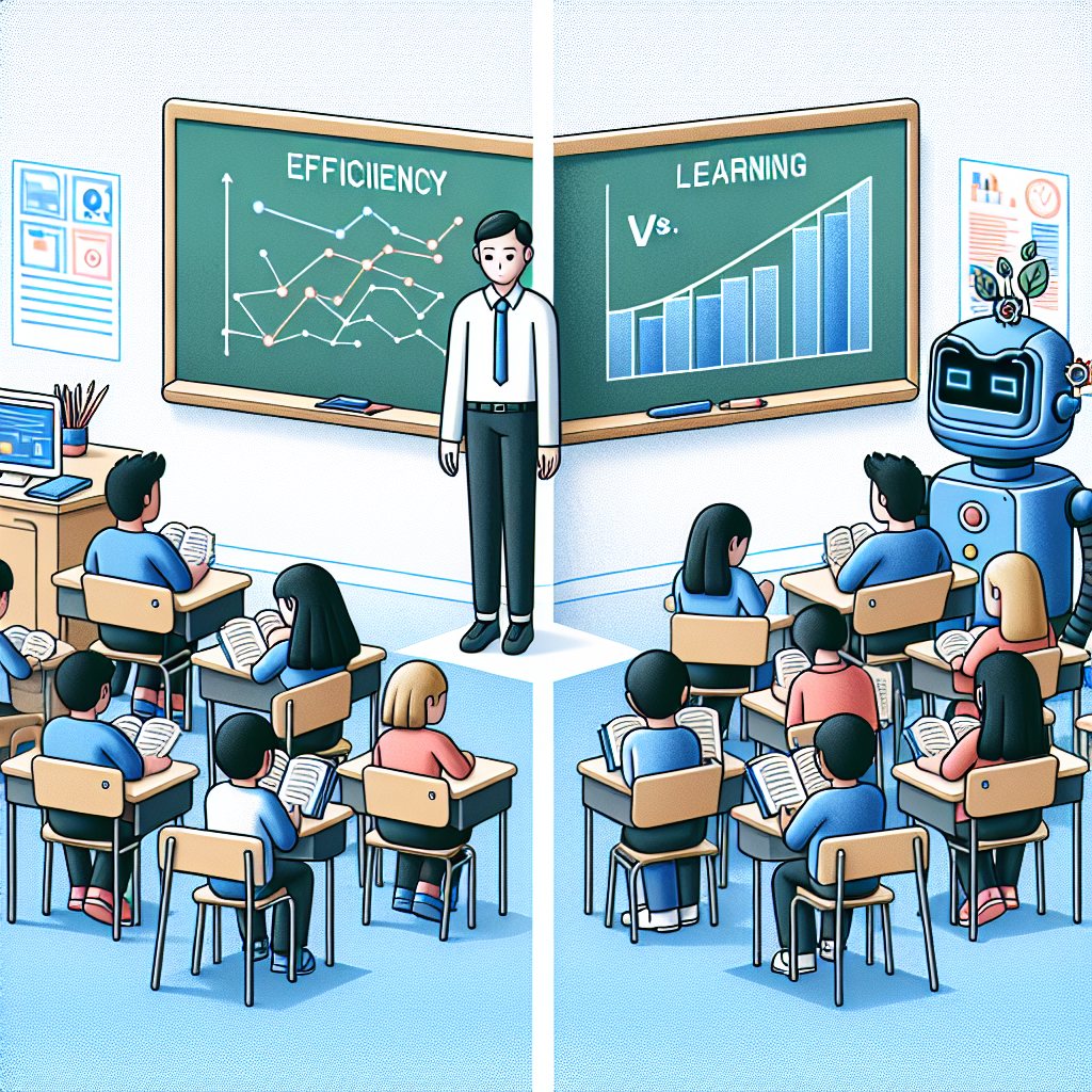 IA en el Aula: Eficiencia vs. Aprendizaje