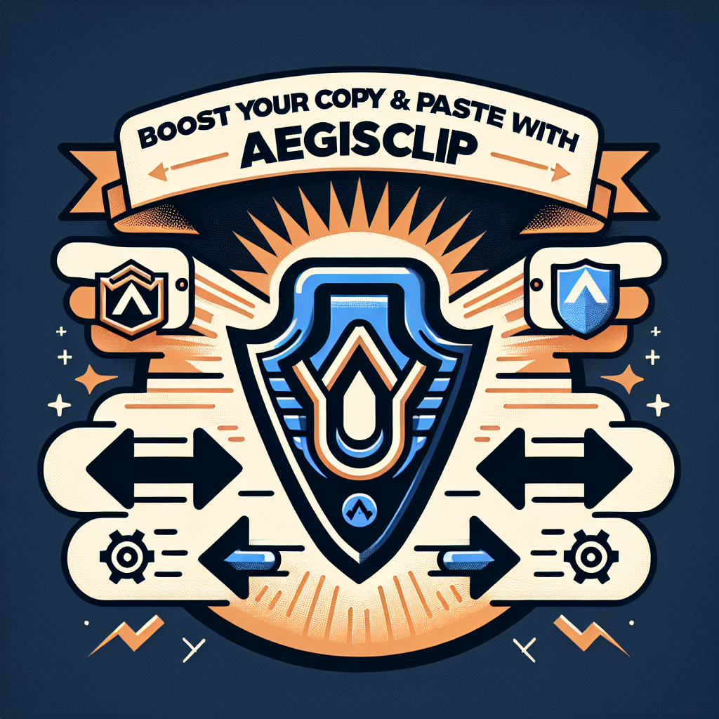 Impulsa tu flujo de copiar y pegar con AegisClip
