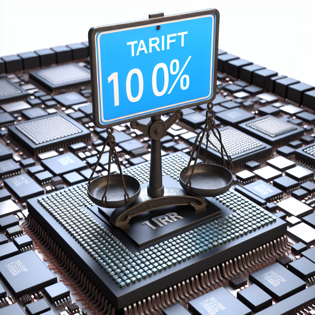 Semiconductores y aranceles del 100% de Trump