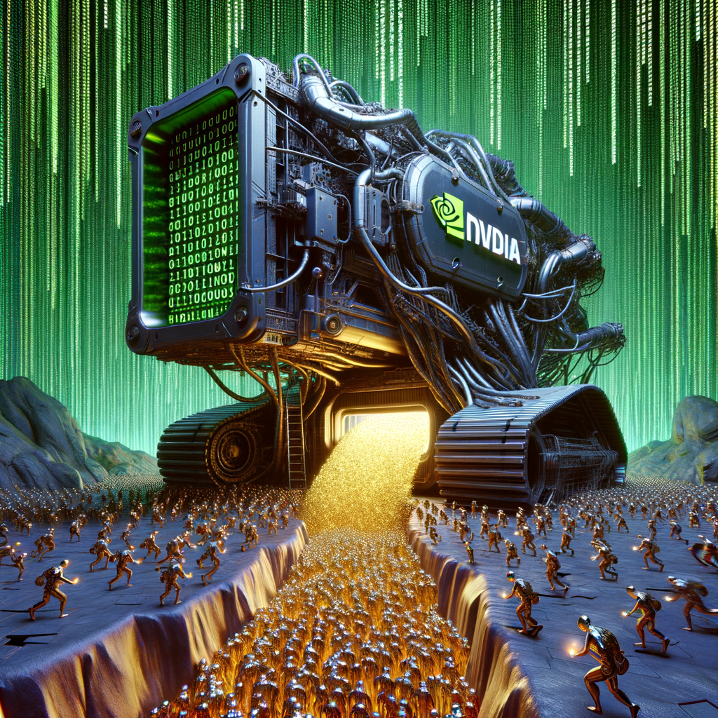 La Máquina Gigante de Nvidia Destruye TODO el Tráfico de Internet del 2024 - ¡Y Está Generando una Fiebre del Oro en IA!