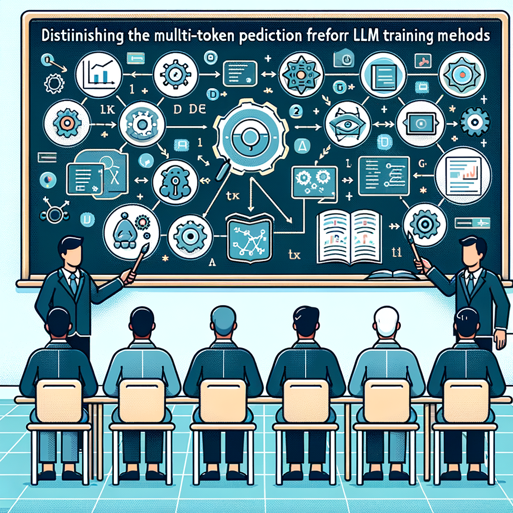Diferenciando la Predicción Multi-Token de los Métodos de Entrenamiento Previos de LLM