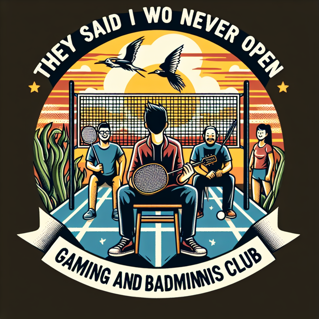 Dicen que nunca abriría mi club de gaming y bádminton